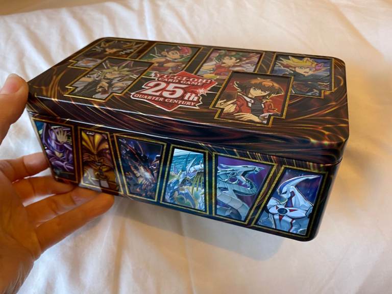 EMPTY Yu-Gi-Oh 25th Anniversary Tin Duelling Heroes 2020 Storage Collectors