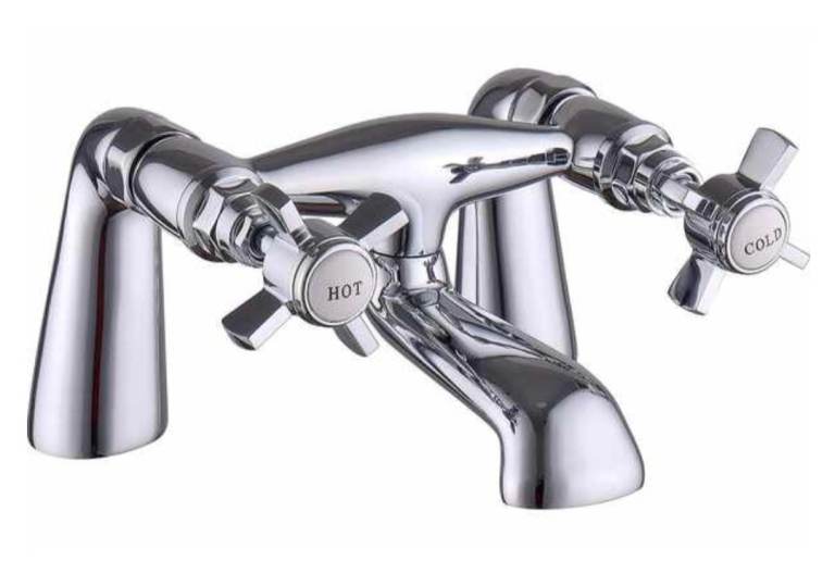 Bath Filler Chrome TAPBO23B Minimalistic Lever Tap Mono Basin Mixer