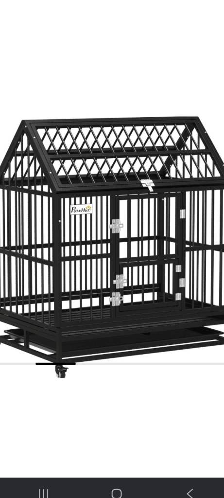 A frame dog cage