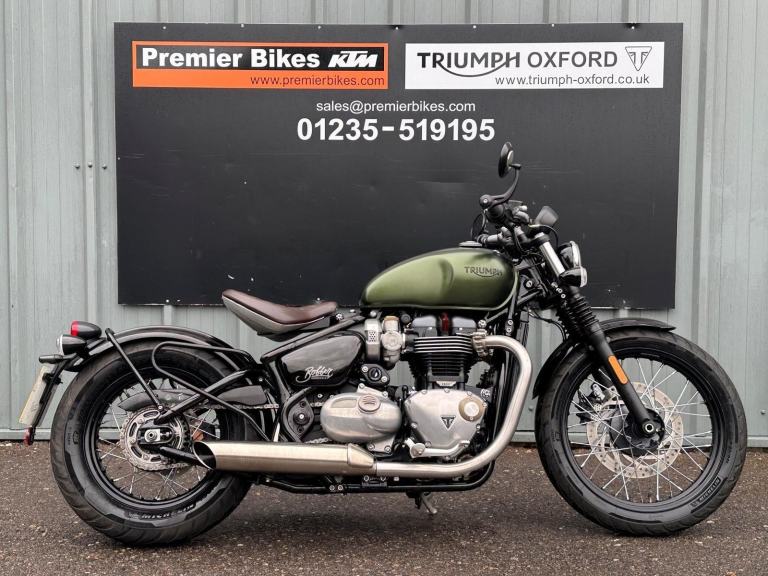 Stunning Low Mileage 2018/68 Triumph Bonneville Bobber Motorcycle 