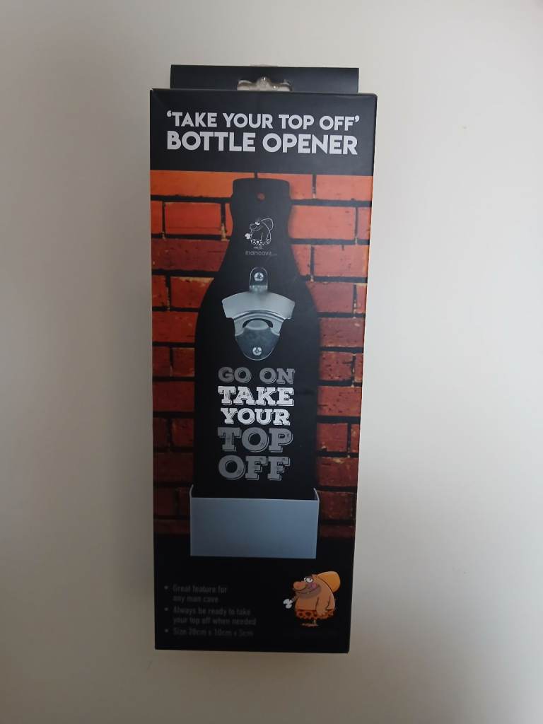 New 'Take Your Top Off' Bottle Opener
