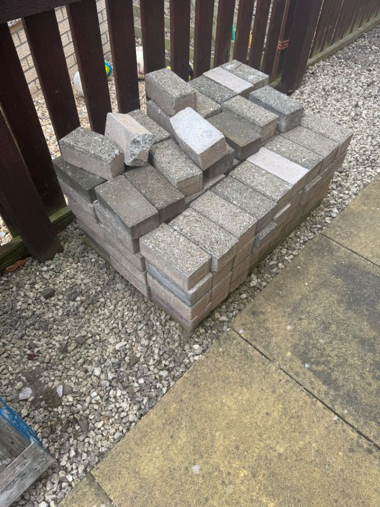 100+ monoblock bricks 