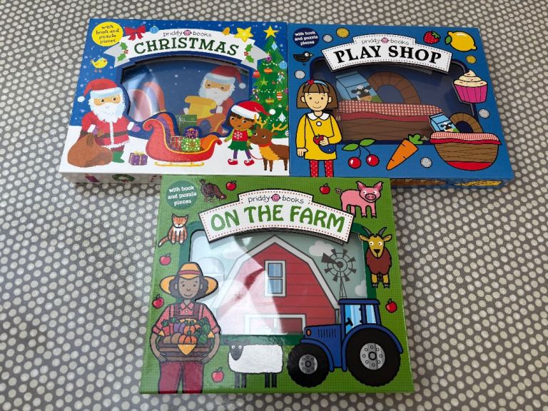 Let’s pretend books with puzzle pieces