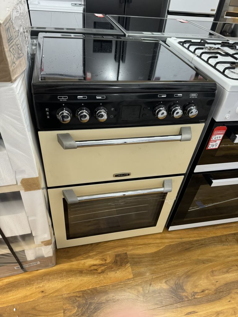 🤗NEW🤗RRP £549!! Leisure Cream Electric Cooker - Ceramic Top / Double