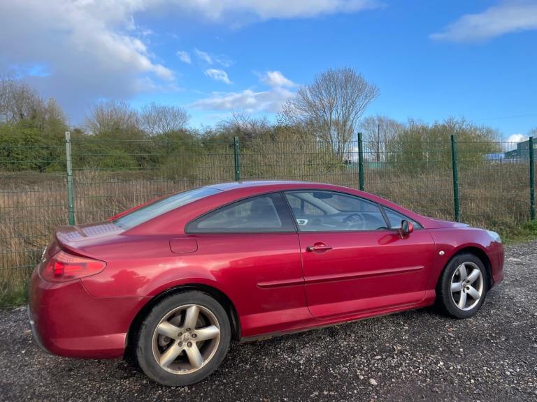 PEUGEOT 407 2.2 SE COUPE 56 REG RED 2 DOOR MOT OCTOBER 18TH 2026 SERVICE HISTORY LOW INSURANCE