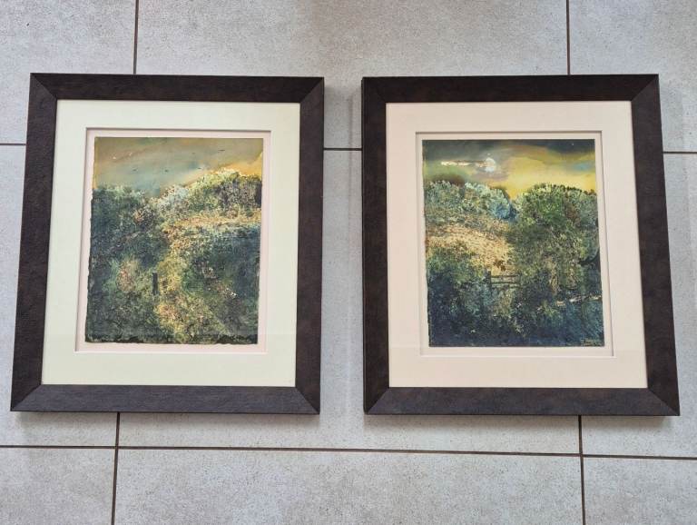 Original mixed media paintings by Janet Rogers