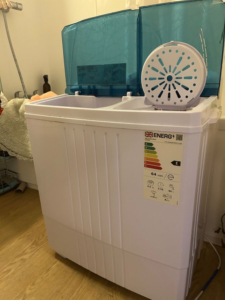 Portable Mini Washing Machine with Spin Dryer - As Good As New