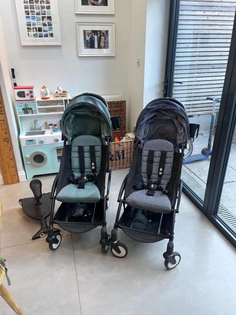For Sale: 2 x Babyzen YOYO Prams – Blue & Green – Good Condition – £150 Each