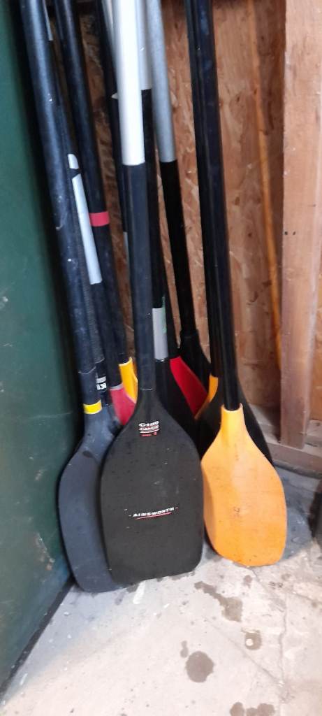 Canoeing dinghy paddles 