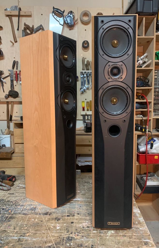 Mission 773e Floorstanding Speakers. Refurbished and upgraded