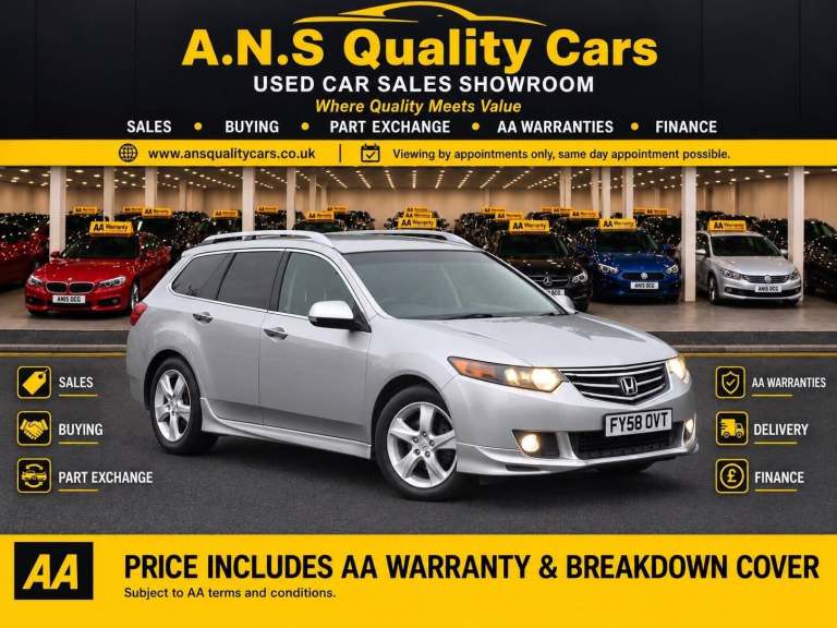 2008 Honda Accord 2.0 i-VTEC ES GT Tourer Auto Euro 5 5dr ESTATE Petrol Automatic