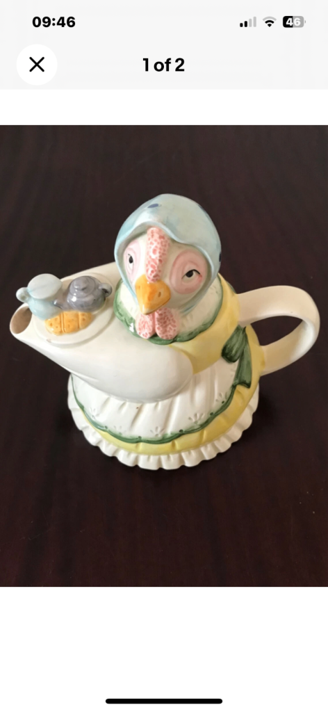 Collectible Quirky Mother Hen Teapot 
