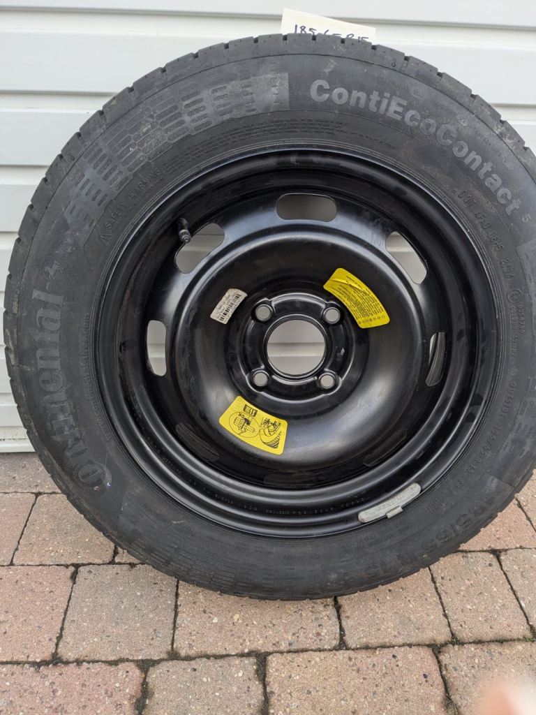 Spare wheel and tyre