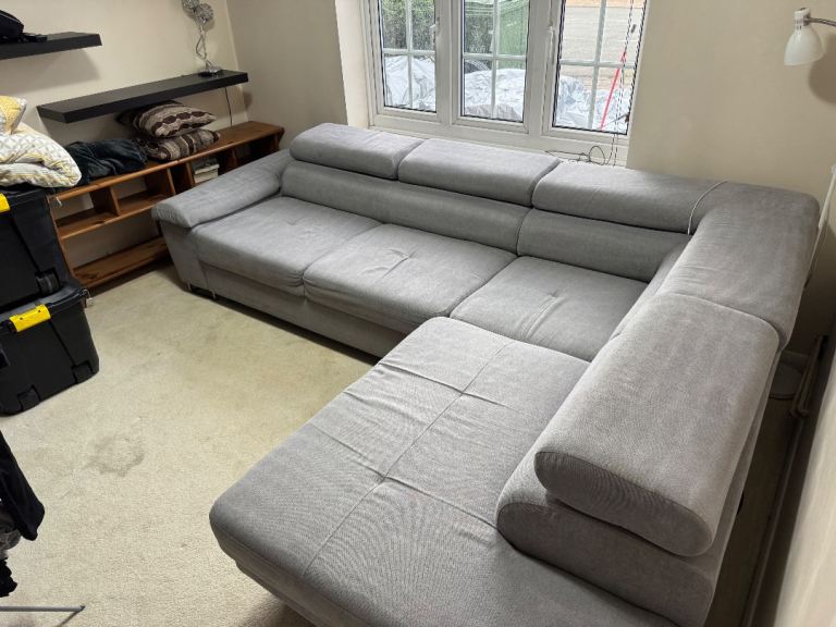 L shape sofa bed with storage 