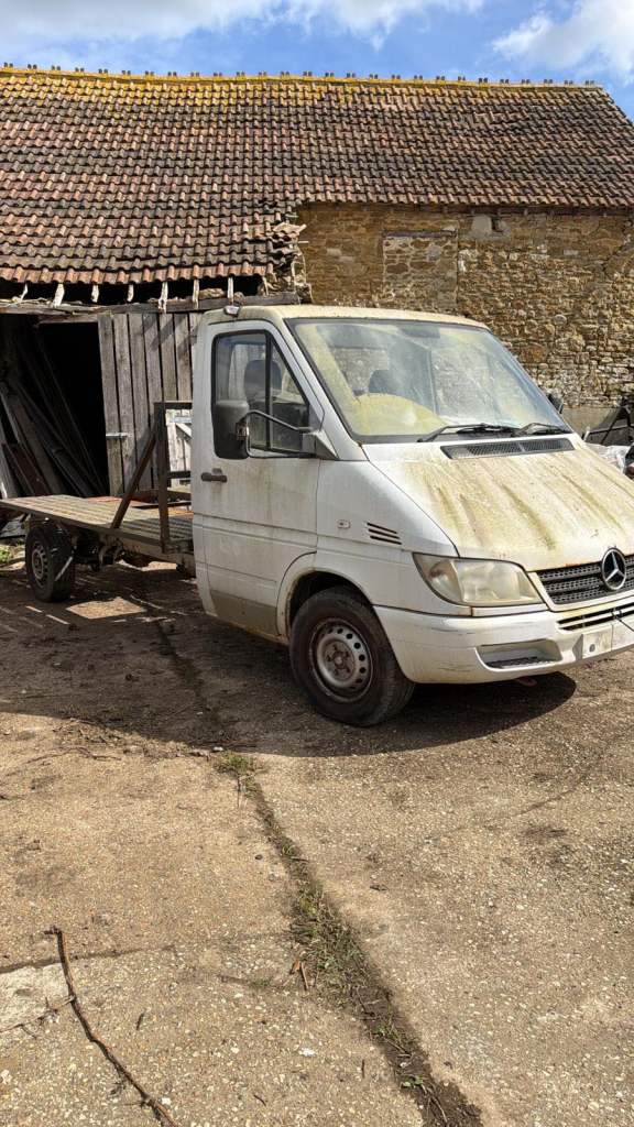 Mercedes Sprinter Flatbed Truck – Well Used Condition