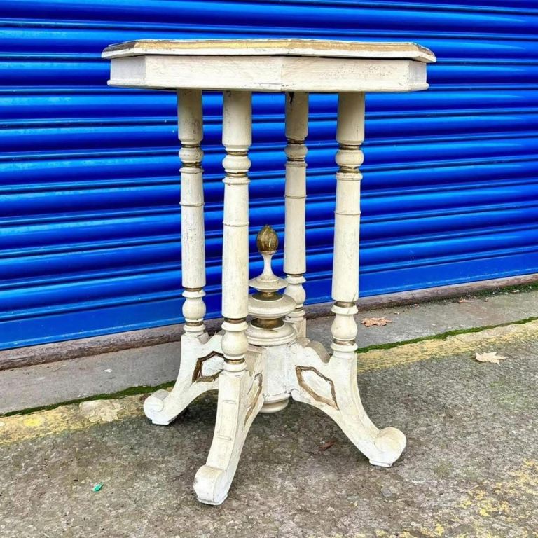 Antique Painted Mahogany Occasional Table £58