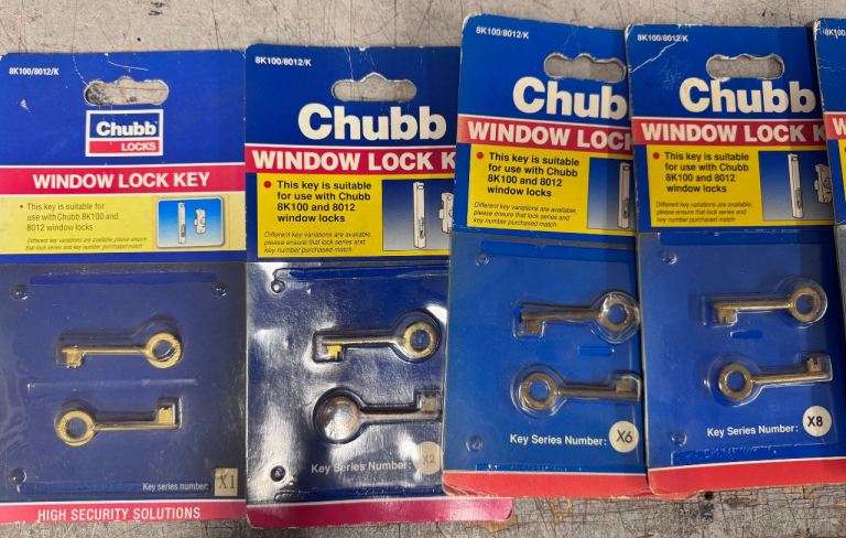 Chubb Window Lock Key 