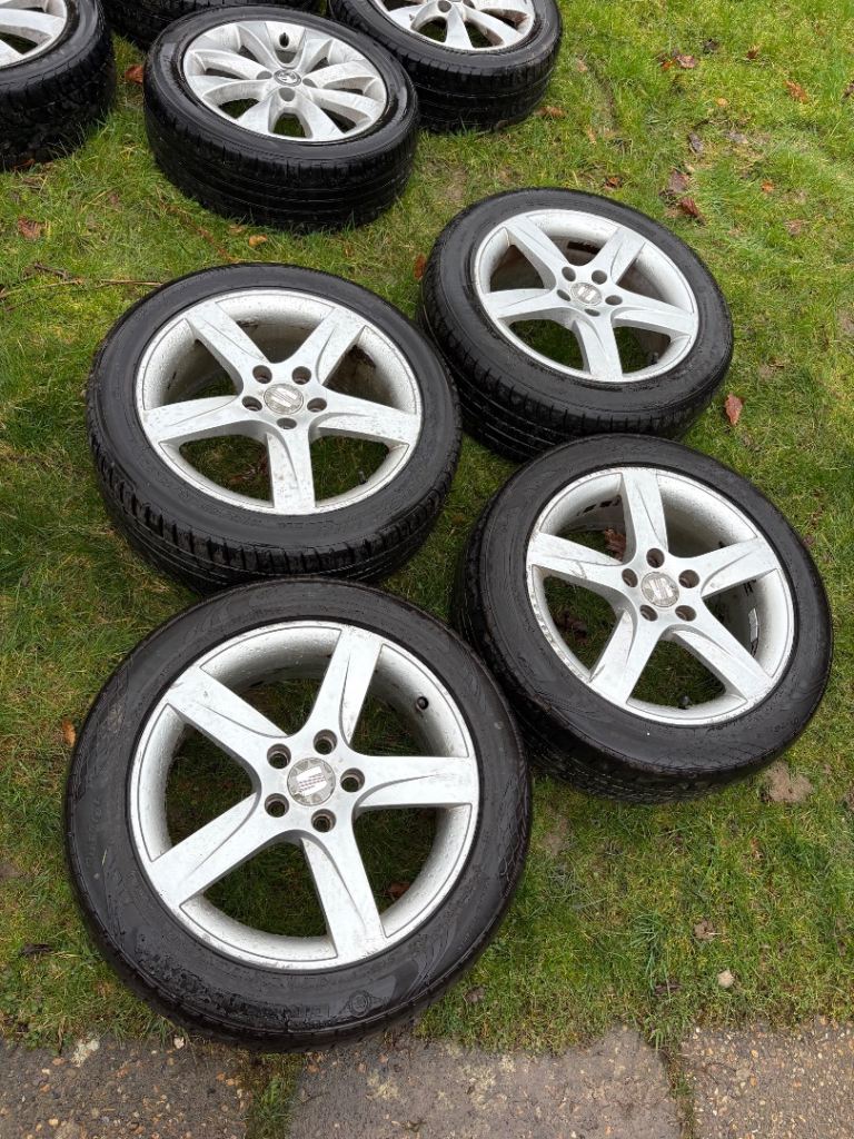 17" SEAT Leon  ALLOY WHEELS With Tyres  MK4  ET54 7Jx17H2 Vw Golf