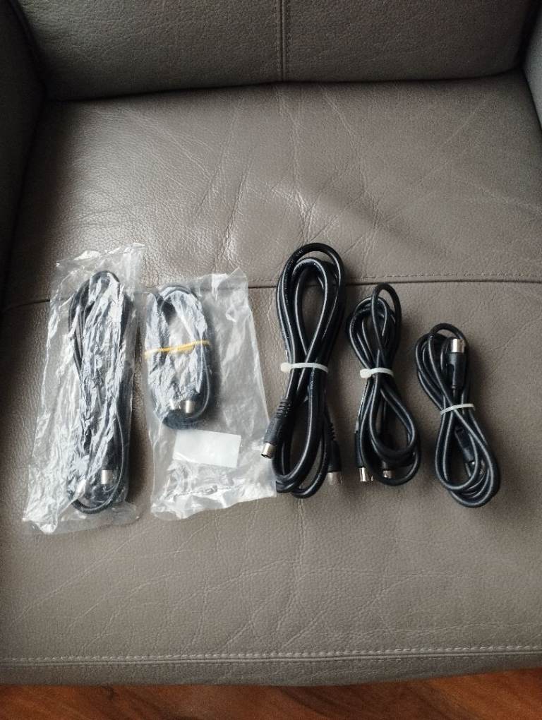 TV Ariel Cables Various Lengths NEW