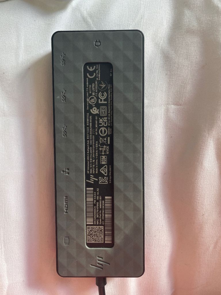HP USB-C Dock G5 - Good Condition, Grey
