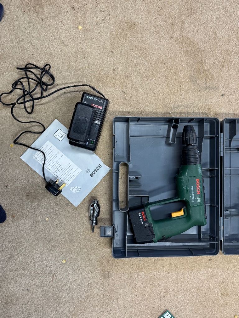 Bosch Cordless Drill with Charger – Good Condition