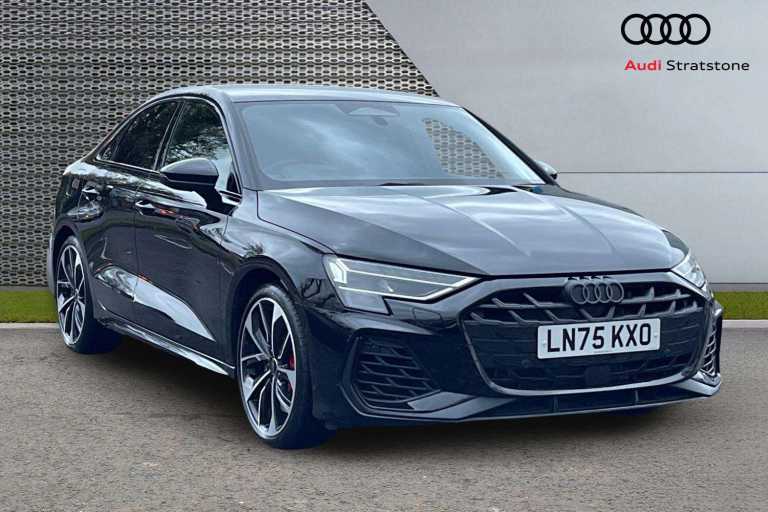 2025 Audi A3 S3 TFSI Quattro 333 Black Edition 4dr S Tronic Saloon Petrol Automatic
