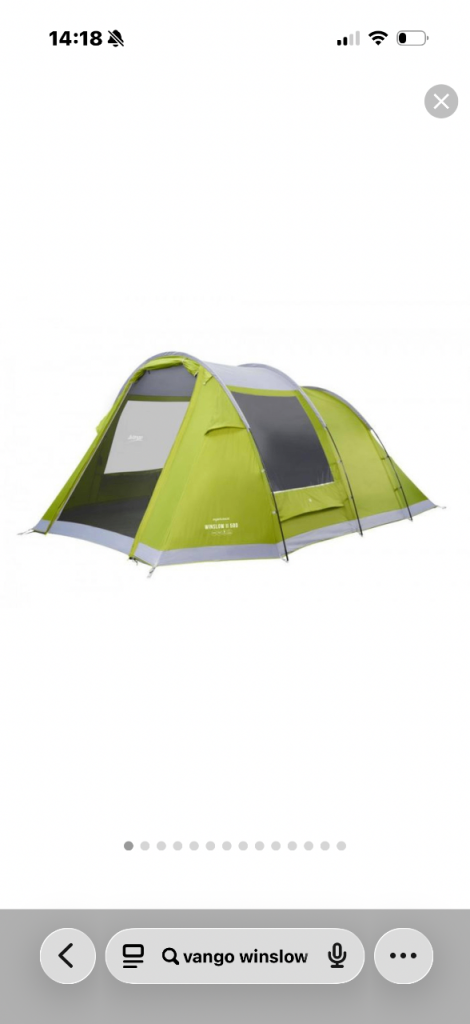 Green Tent - Great for Camping