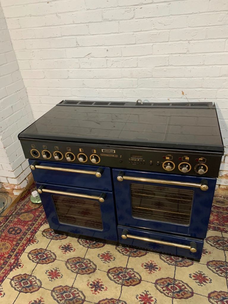 Stoves Richmond 900Ei Range Cooker – Blue, Good Condition