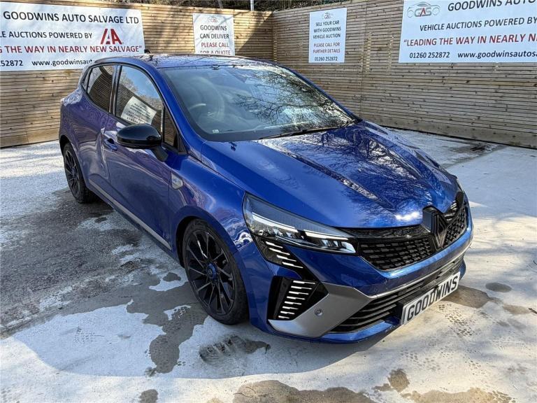 2025 75 RENAULT CLIO ESPRIT ALPINE 1.0 TCE DAMAGED REPAIRABLE SALVAGE 