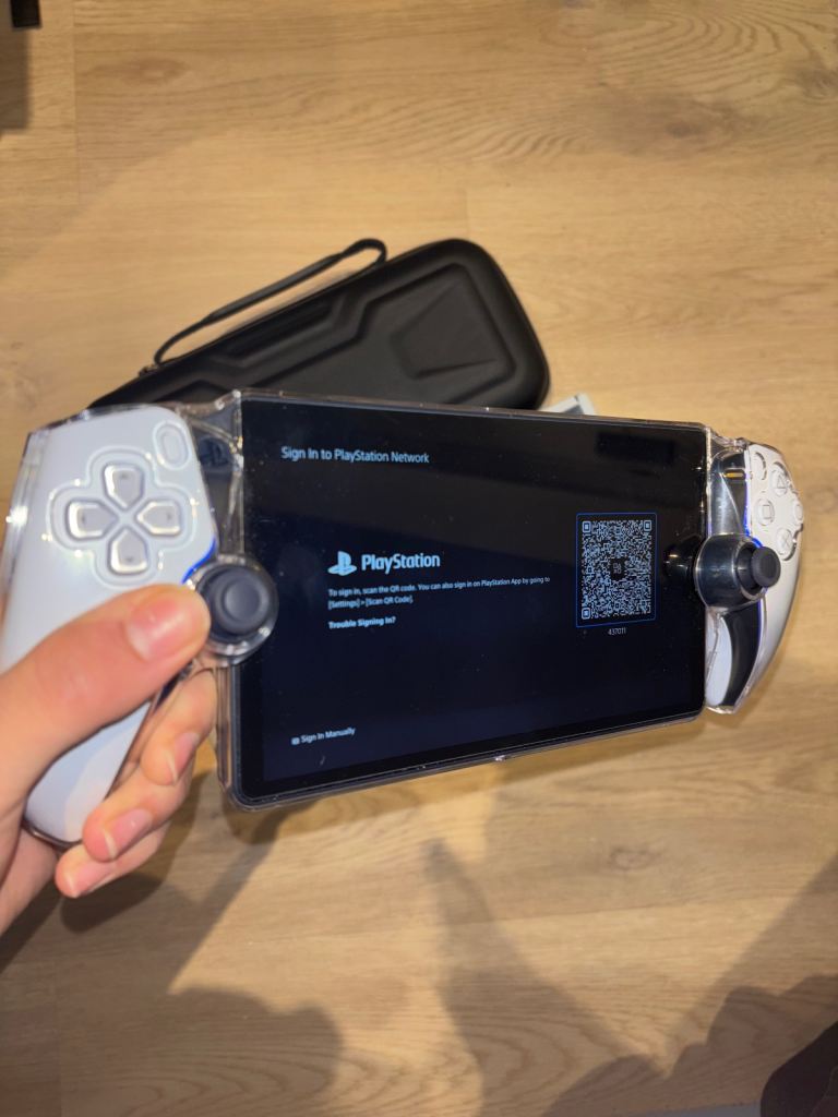 Sony PlayStation Portal Remote Player for PS5 White with Hard Case