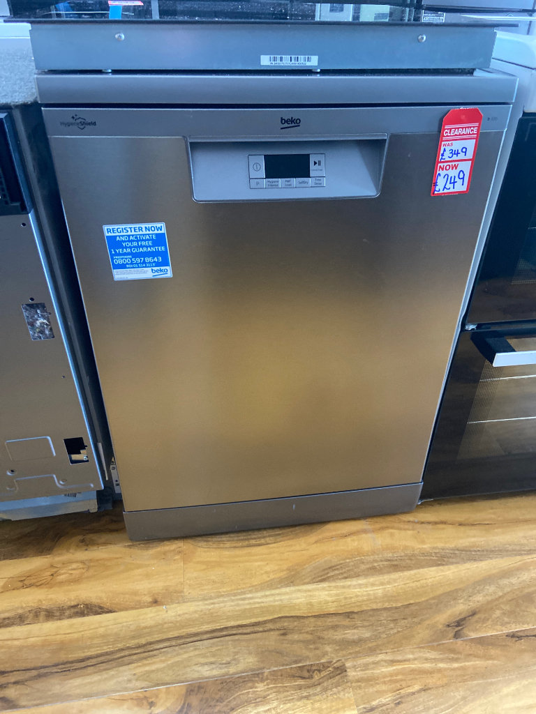 😎New😎RRP £349!! Beko b300 Dishwasher - Silver 