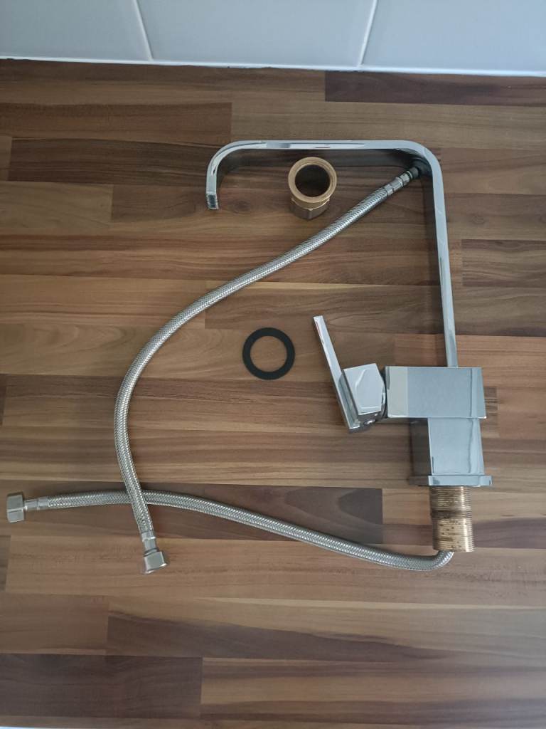 Chrome mixer tap