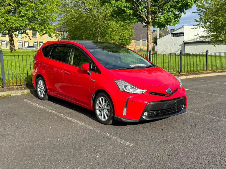 2015 Toyota Prius+ 1.8L Petrol Hybrid Electric MPV Red Automatic 7 Seater