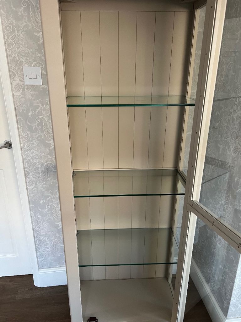 Lovely Cotswold Company Lundy Grey Display Cabinet Unit RRP£700