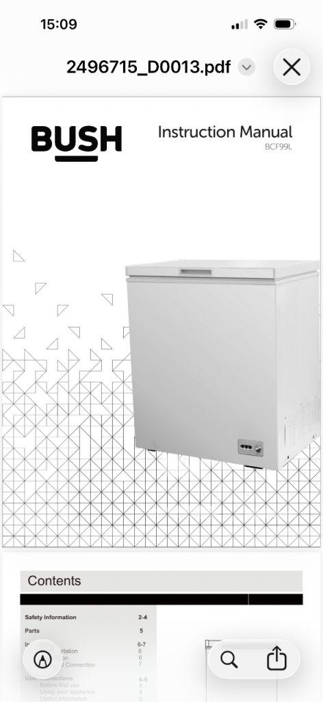 Bush Chest Freezer