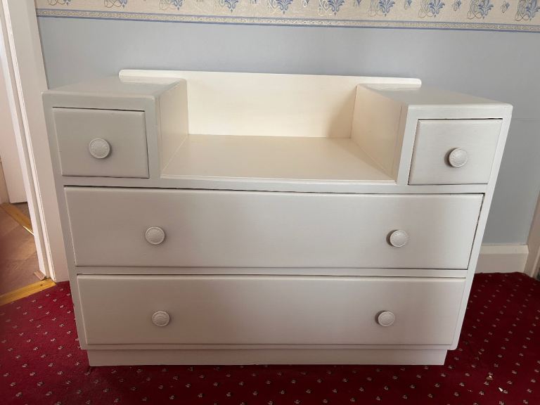 A White Painted Wooden Dressing Table