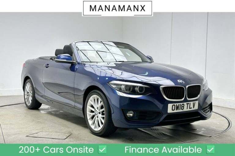 2018 BMW 2 Series 218i SE Convertible Petrol Manual