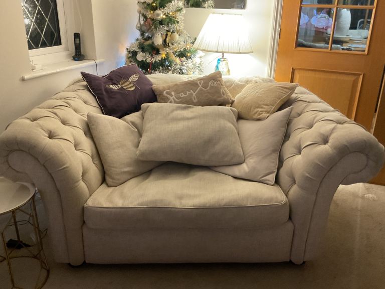 image for Chesterfield love seat / langham range from furniture village 