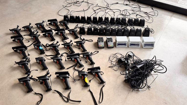 25 x Scanners, 2 x Thermal Ticketing Machines