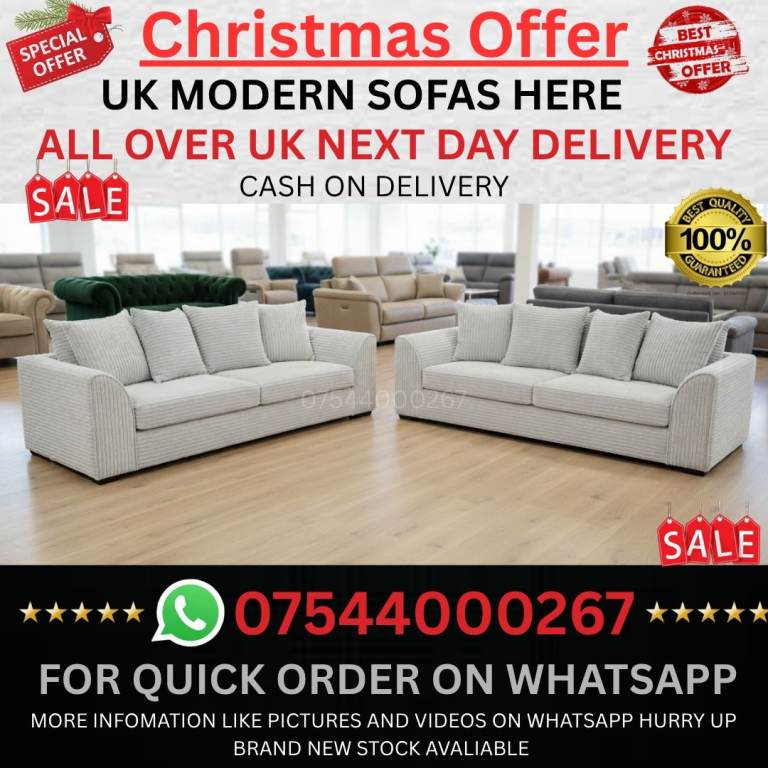 Deep Seating Sofa Range • Stylish & Durable • UK Delivery