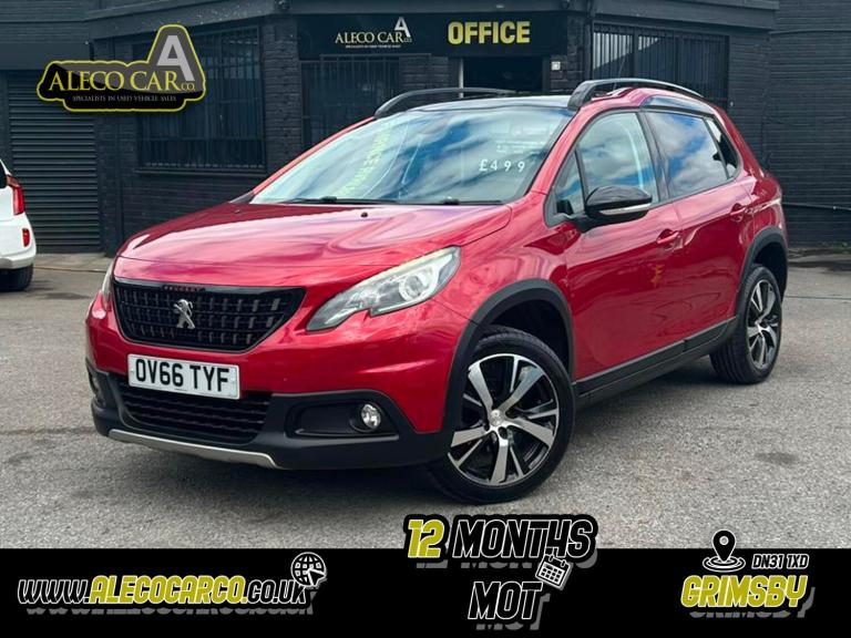 PEUGEOT 2008 1.6 BlueHDi GT Line Red Manual Diesel 2017