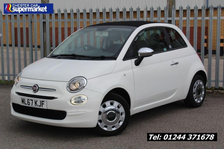 2017 Fiat 500 1.2 Mirror 2dr CONVERTIBLE PETROL Manual