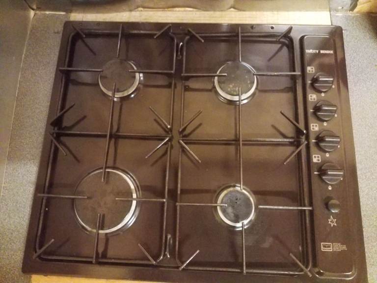 Tricity Bendix gas hob with electric ignition in very good condition.