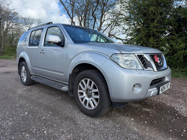 2014 14 NISSSAN PATHFINDER 2.5 DCI TEKNA MOT 01/27 NAV 7 SEATS LEATHER PX SWAPS