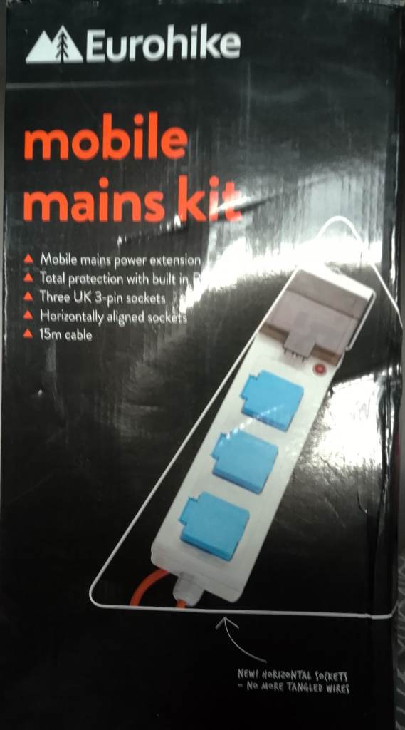 Eurohike mobile mains kit 