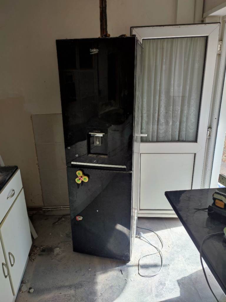 Black fridge freezer 