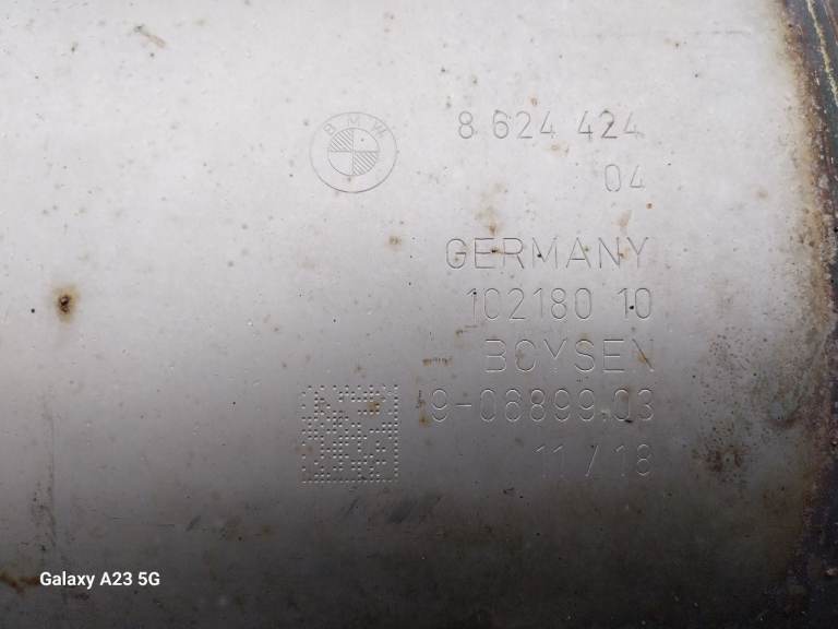 F22 F23 Rear Silencer Backbox OEM BMW 02180 10 Boysen Classic Car Parts in very good condition.