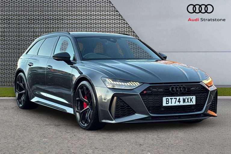 2024 Audi RS6 RS 6 TFSI Qtro Perform Carbon Black 5dr Tiptronic Estate Petrol Automatic