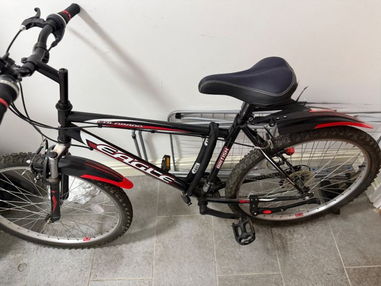 Eagle Colorado Mountain Bike – Black/Red, Good Condition