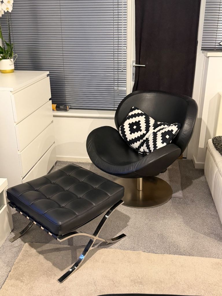 BoConcept  Chair and Barcelona stool